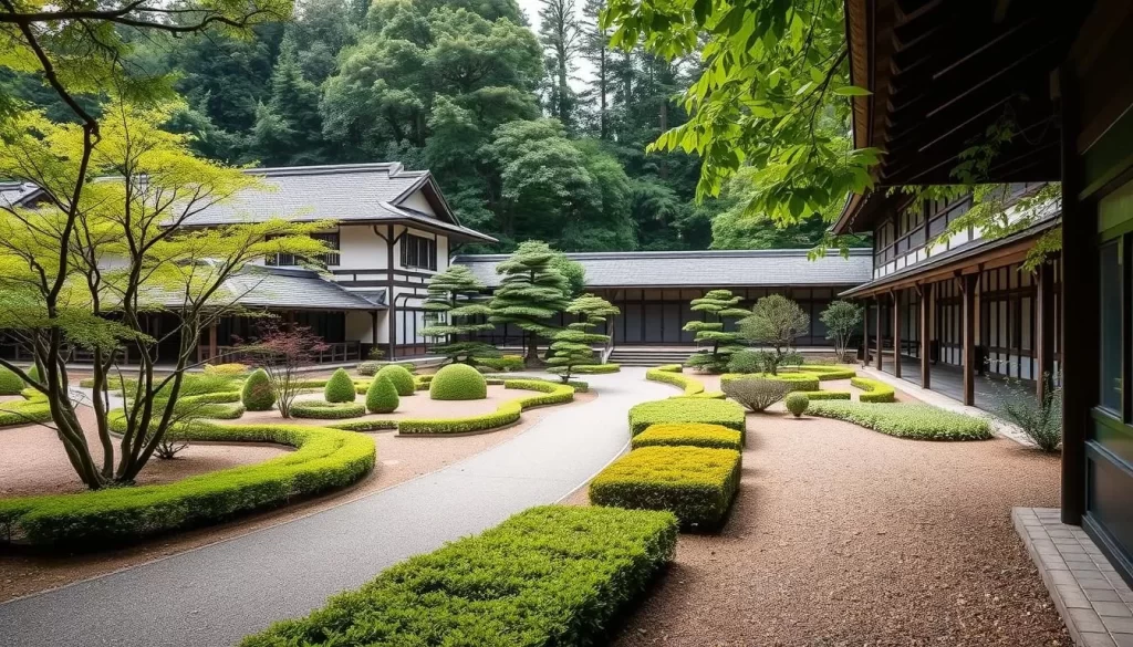 Image of Kyu-Furukawa Gardens showcasing its unique Western-Japanese fusion design