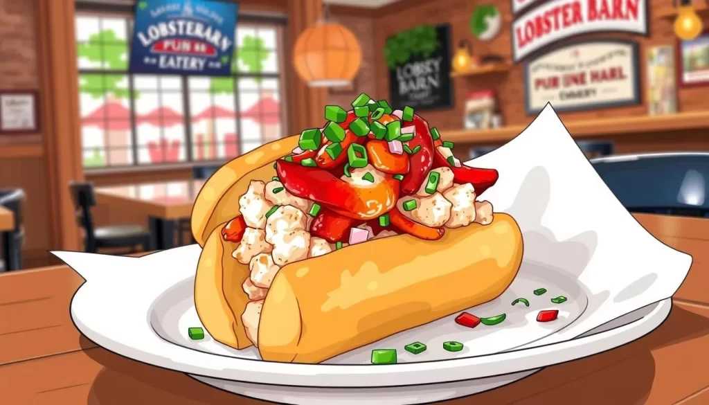 Image of Lobster Barn Pub & Eatery's lobster roll
