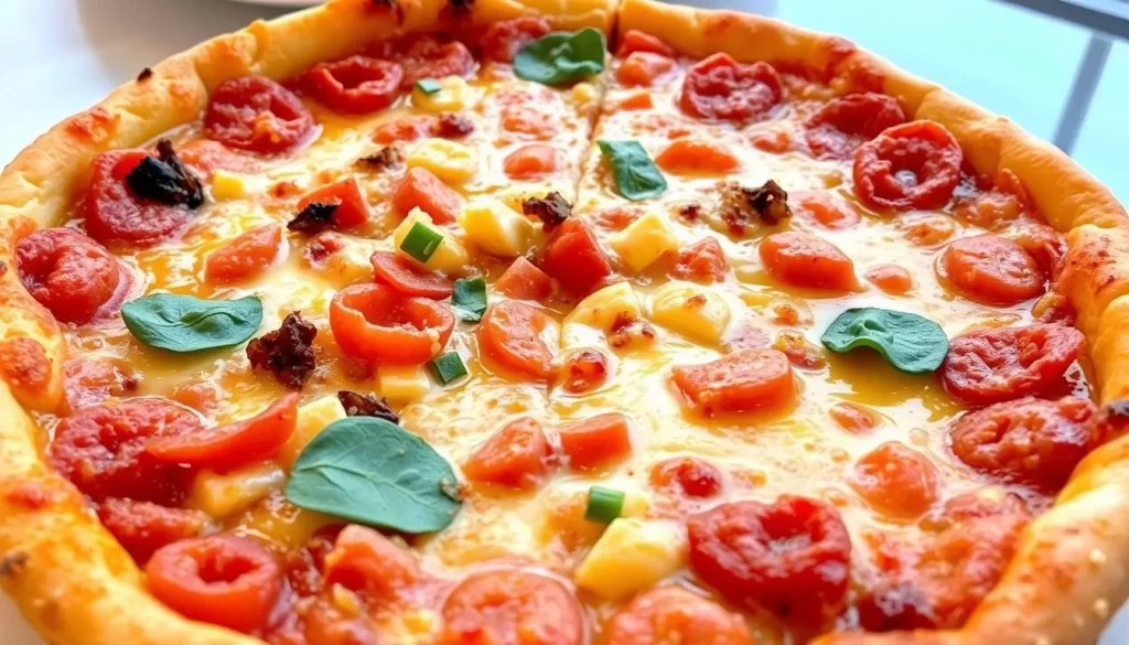 Image of Lou Malnati's signature deep dish pizza