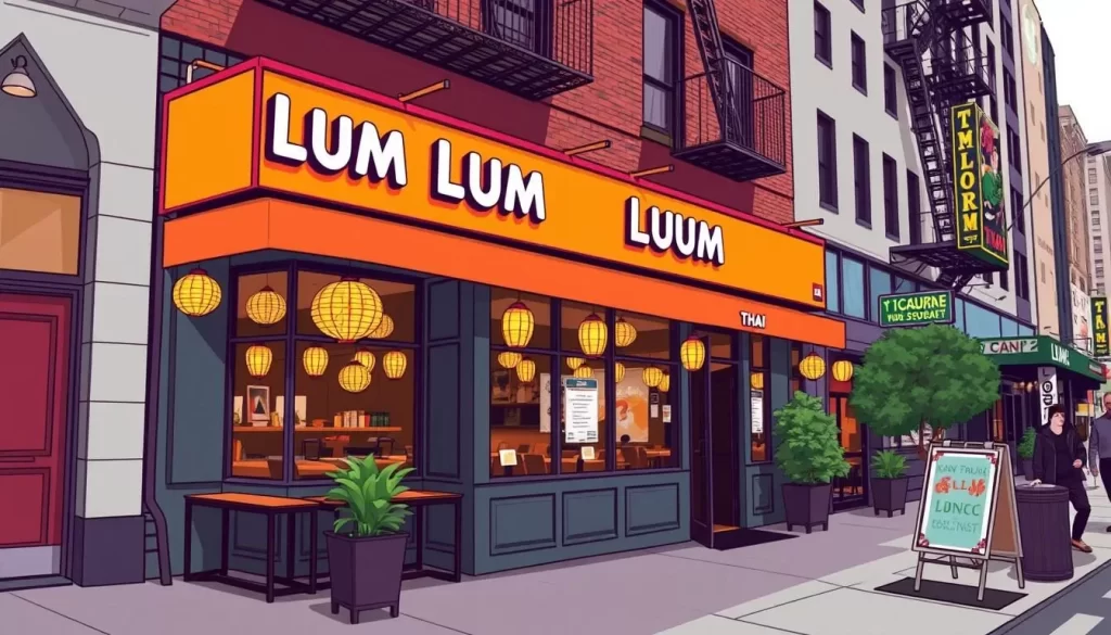 Image of Lum Lum Thai restaurant in Midtown, NYC
