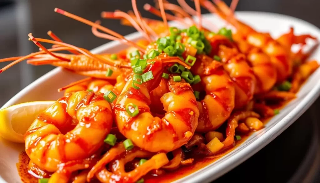 Image of MCCB Chicago's dry chili fantail shrimp