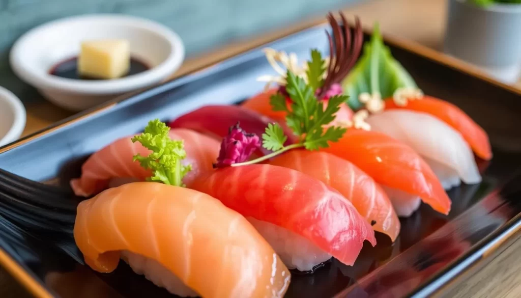 Image of Mako's omakase dish