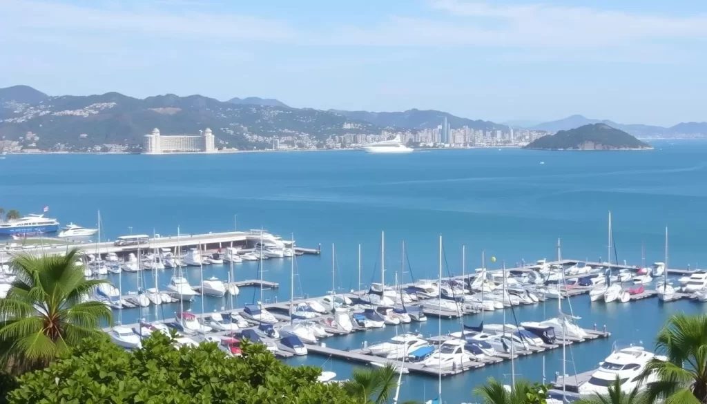 Image of Marina City's waterfront with boats and scenic views