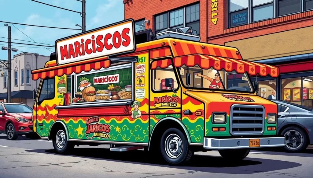 Image of Mariscos Jalisco lonchera in Boyle Heights or Downtown LA