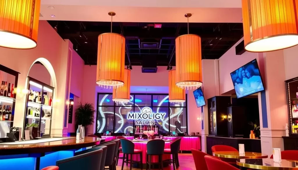 Image of Mixology Salon's light-filled interior