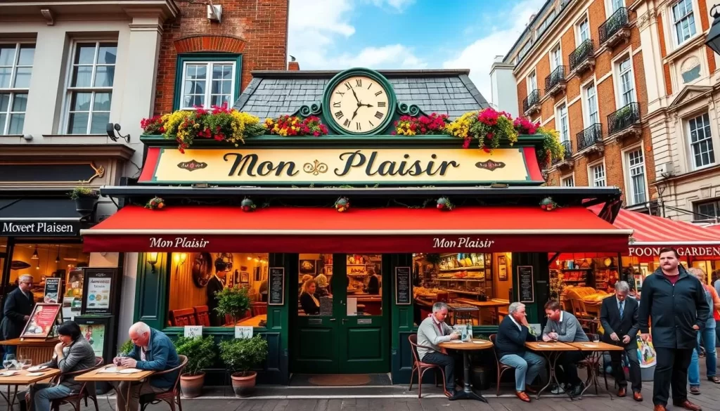 Image of Mon Plaisir in Covent Garden, London