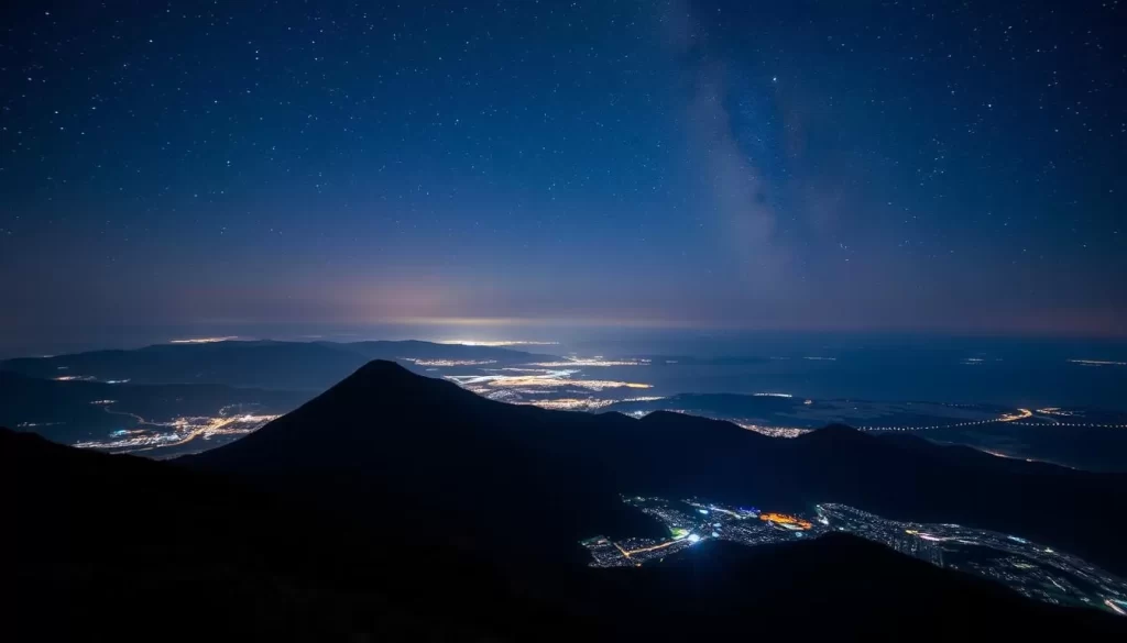 Image of Mount Inasa's night view