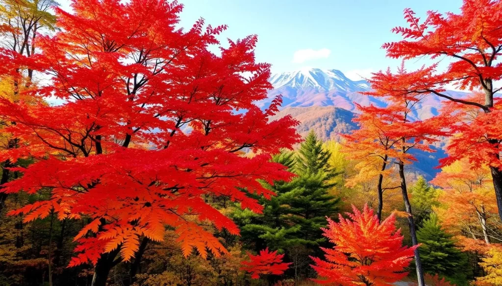 Image of Nagano's autumn foliage