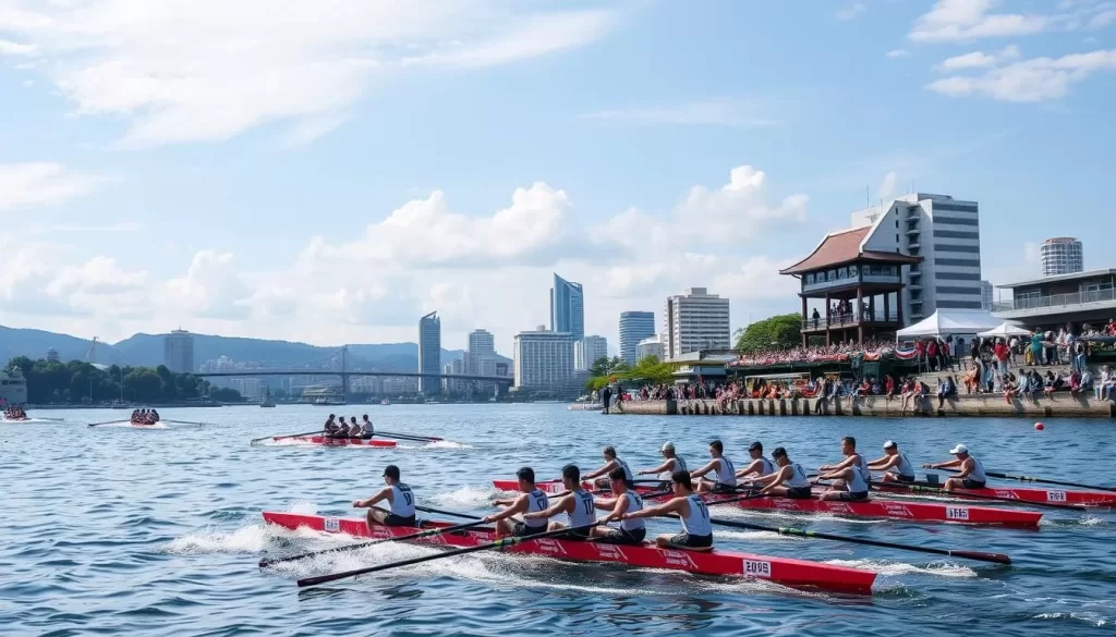 Image of Nagasaki Peiron Championship rowing event