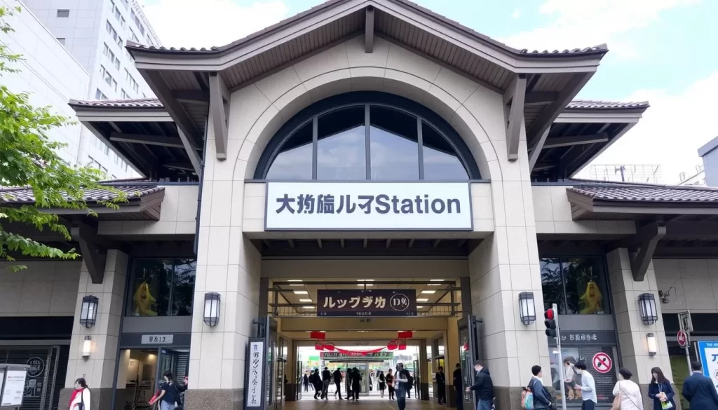 Image of Nakano Station's main entrance