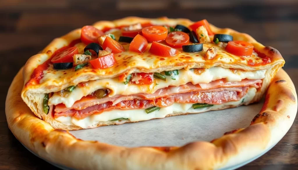 Image of Nancy's stuffed pizza