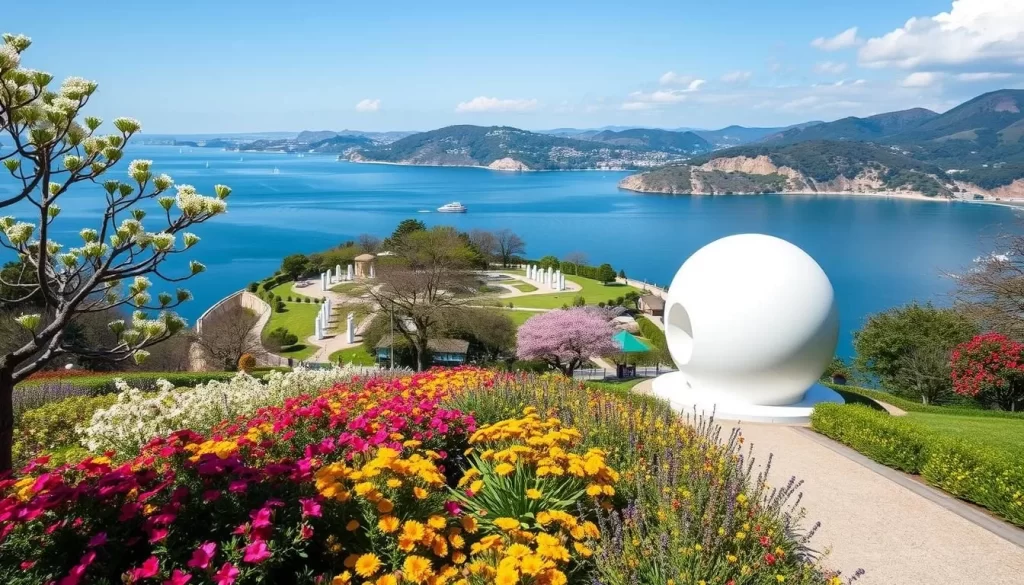 Image of Naoshima art island in May