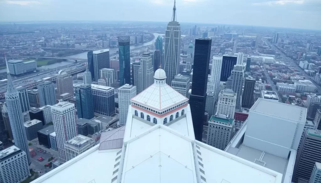 Image of Neboticnik Skyscraper rooftop