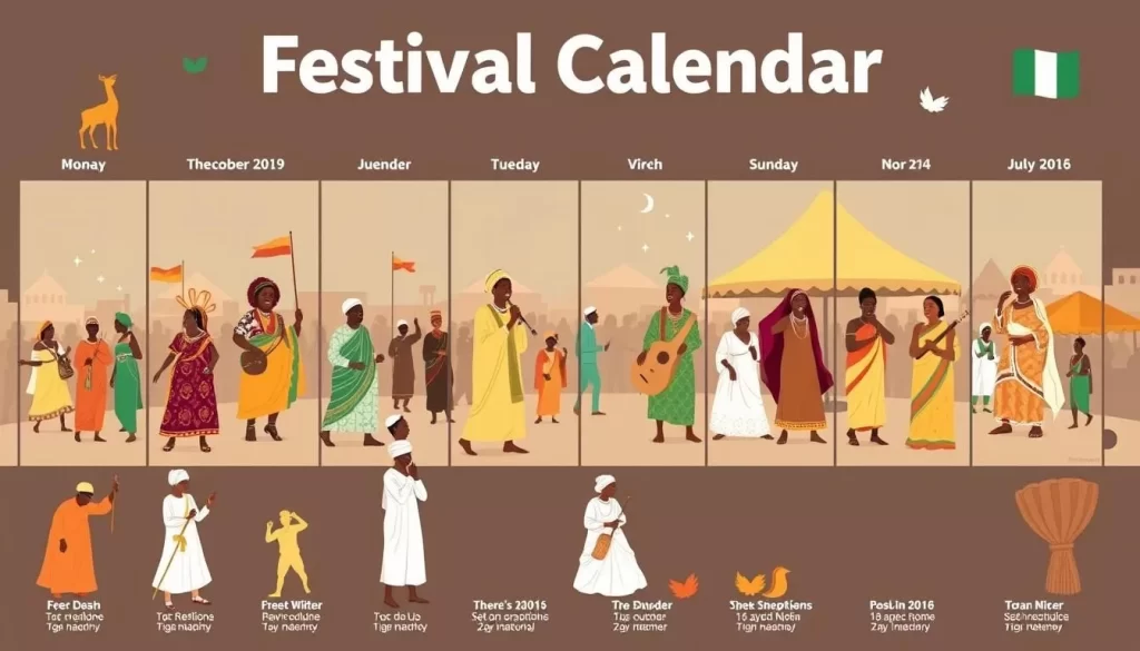 Image of Niger's festival calendar