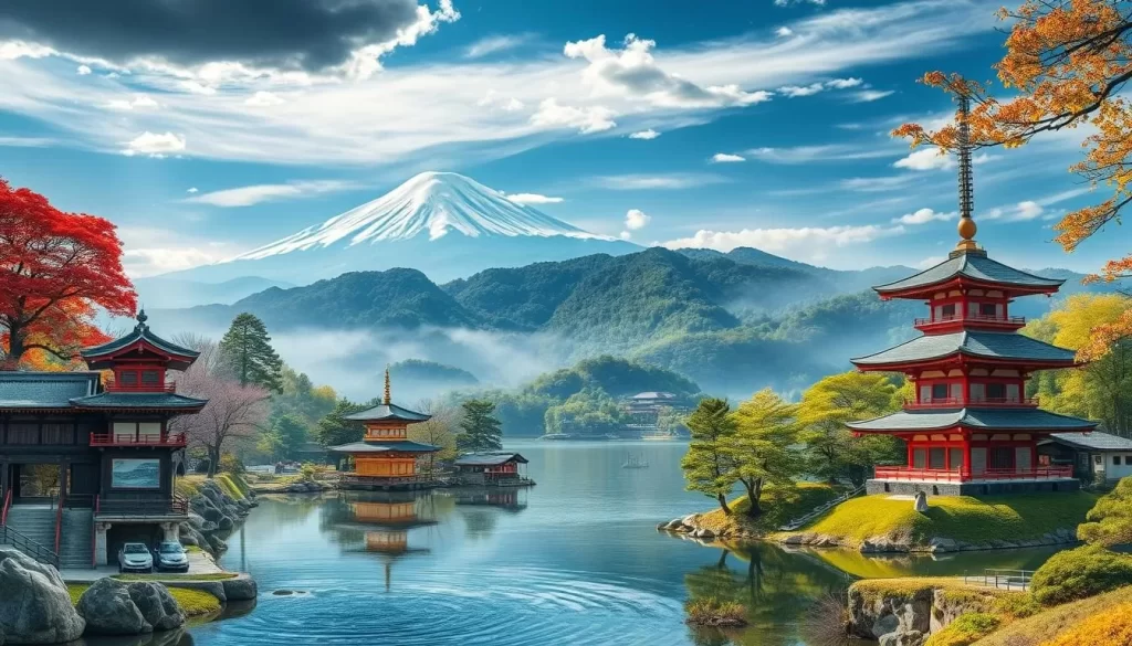 Image of Niigata Prefecture's diverse landscapes and cultural sites
