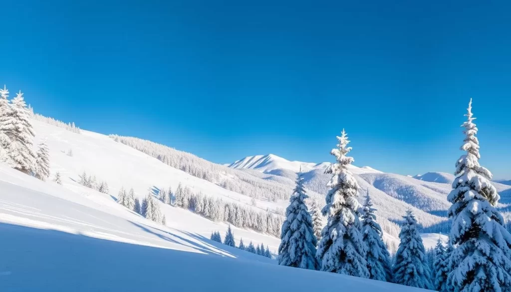 Image of Niseko ski resort with powdery snow