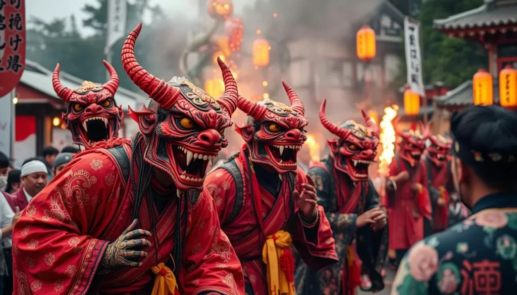 Image of Noboribetsu Hell Festival's demonic performances