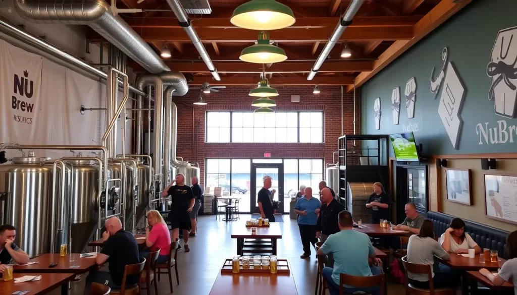 Image of NuBrew's brewery and tasting area