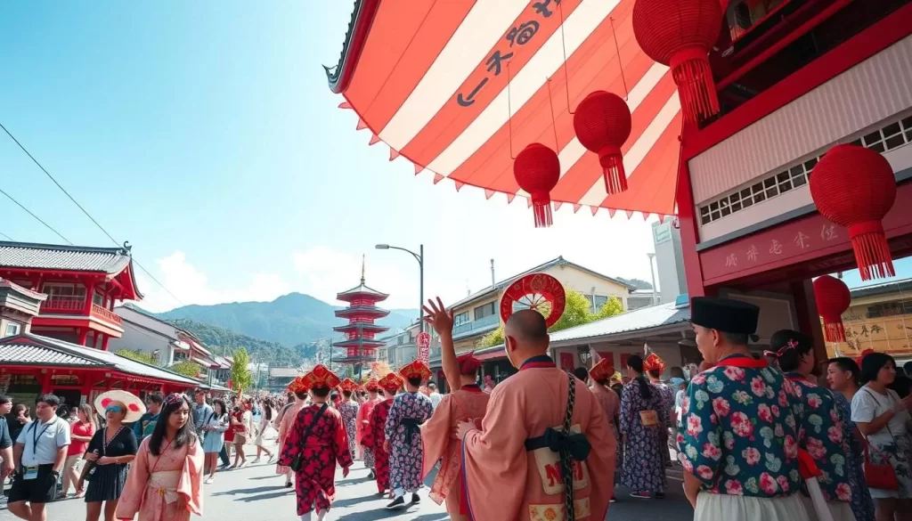 Image of Ohara Matsuri parade in Kagoshima City