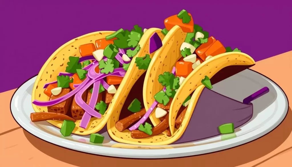 Image of Penelope's Vegan Taqueria's quesabirria tacos