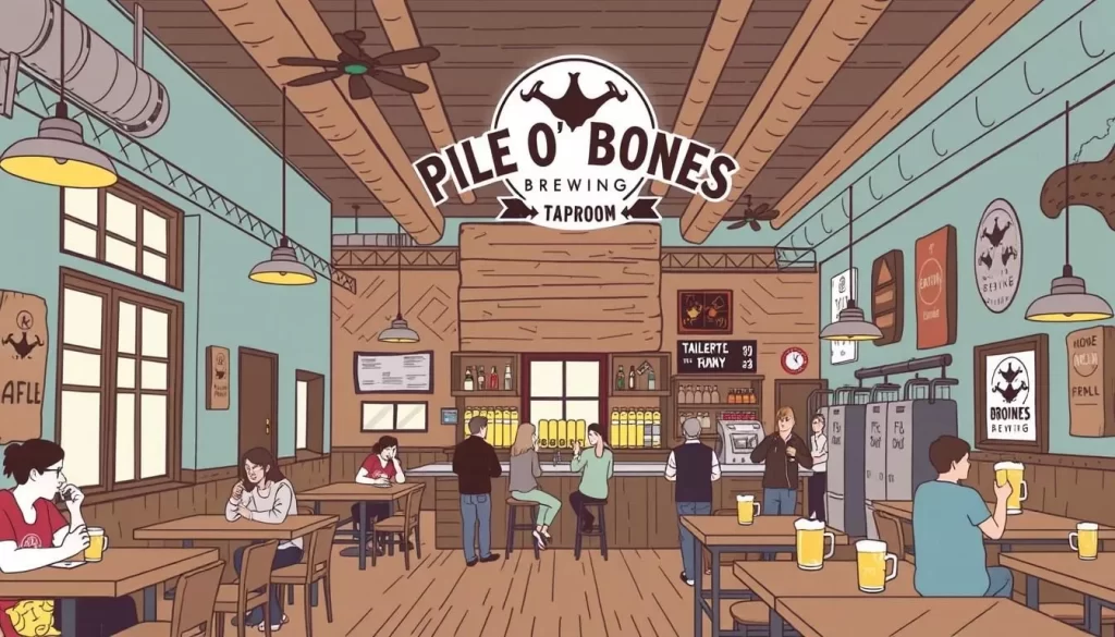 Image of Pile O' Bones Brewing's taproom