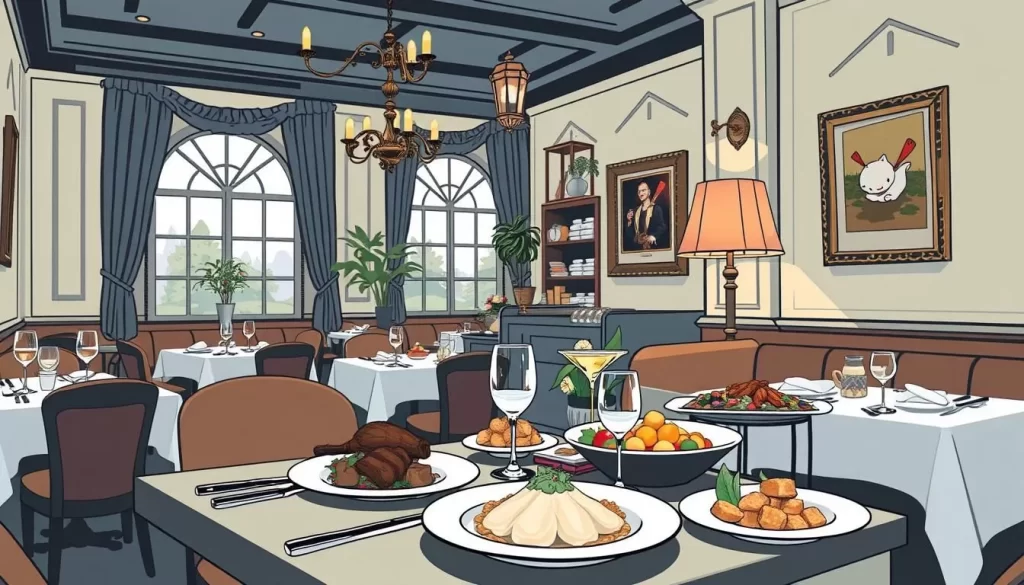 Image of Ploussard's interior and dishes