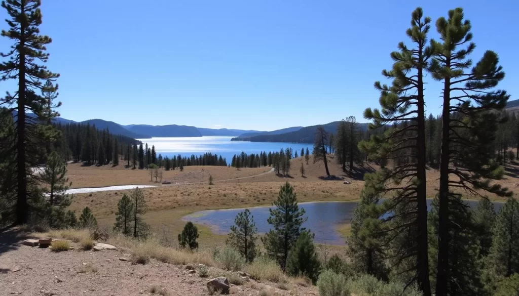 Image of Ponderosa State Park with Payette Lake in the background