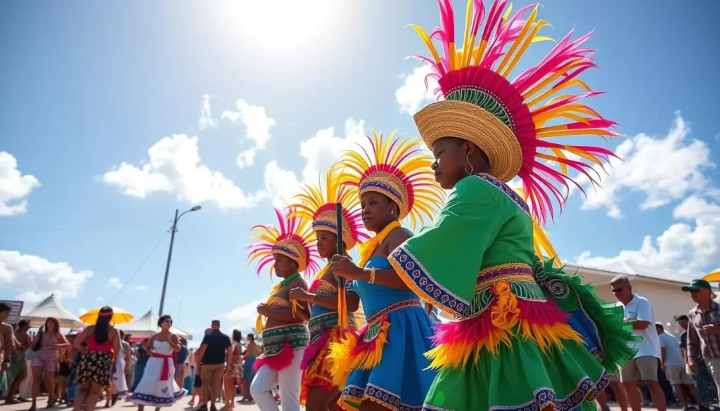 Image of Punta Gorda Festival celebration on Roatan Island