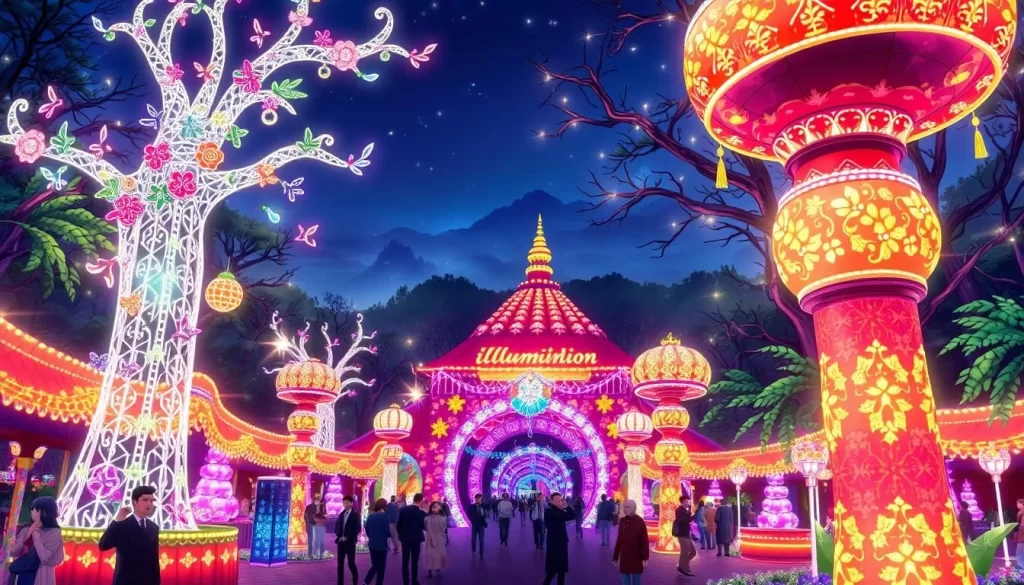 Image of Sagamiko Resort Pleasure Forest's "Illumillion"