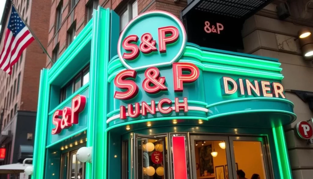 Image of S&P Lunch diner in Flatiron, New York City