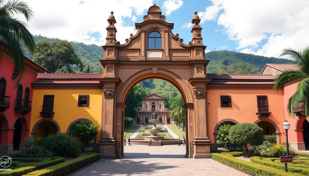 Image of Santa Catalina Arch and Central Park in Antigua Guatemala