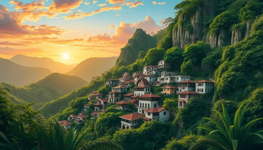 Image of Santa Cruz La Laguna's steep hillside village