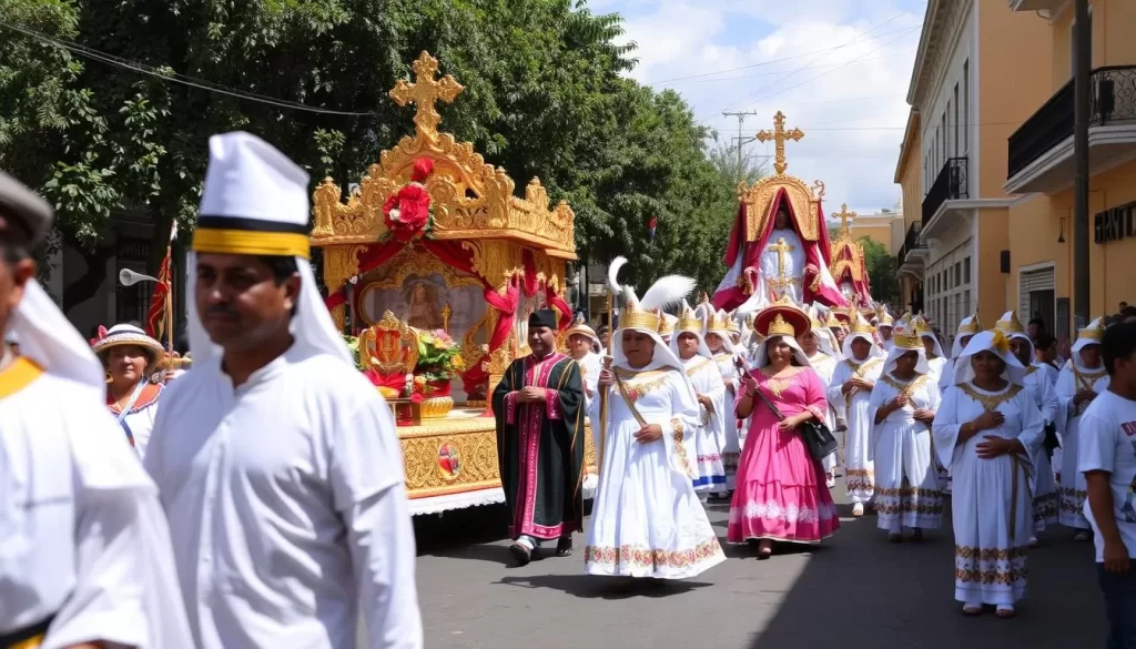 Image of Semana Santa procession in Santa Rosa de Copan