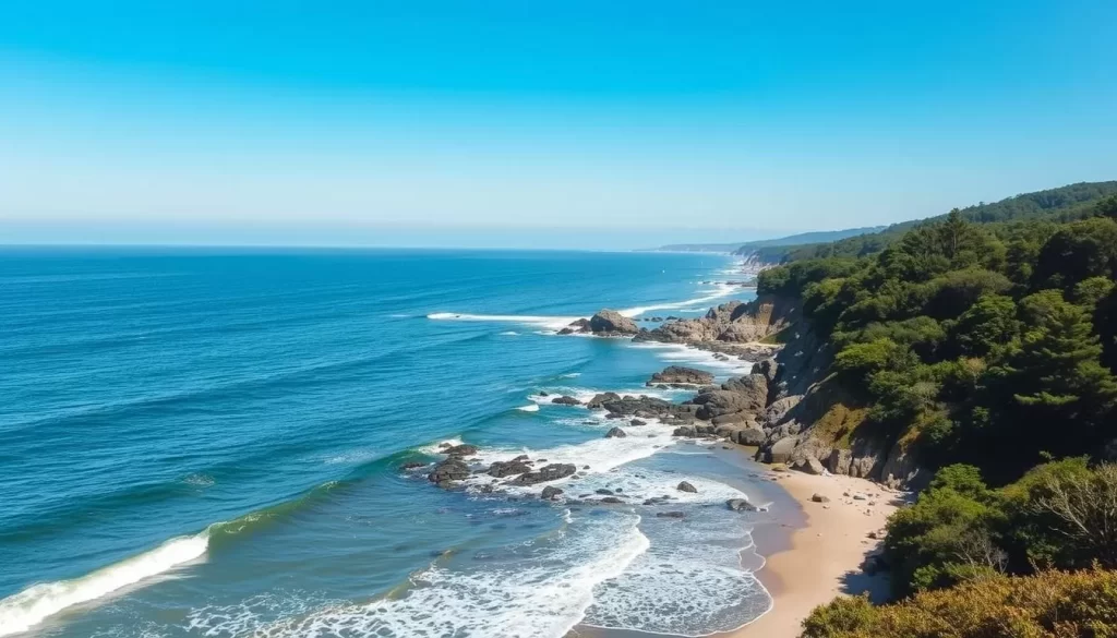 Image of Shimane Prefecture's scenic coastline