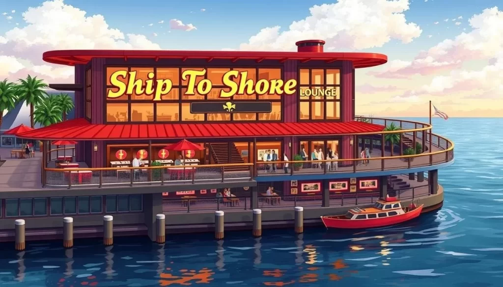 Image of Ship to Shore Lounge with a beautiful waterfront view
