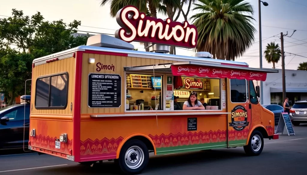 Image of Simón's food truck or lonchera in Silver Lake