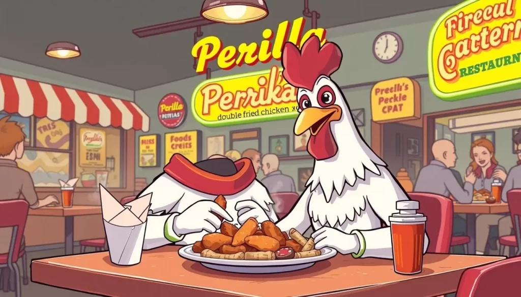 Image of Sir Chicken at Perilla's double-fried chicken