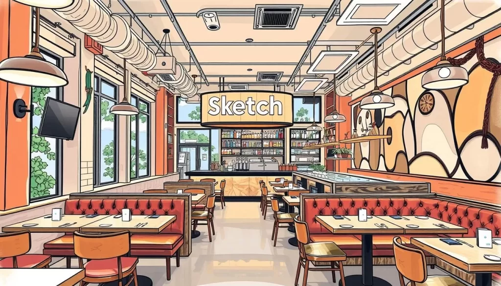 Image of Sketch restaurant's interior