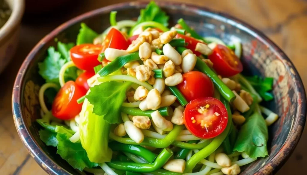 Image of Somtum Der's popular papaya salad