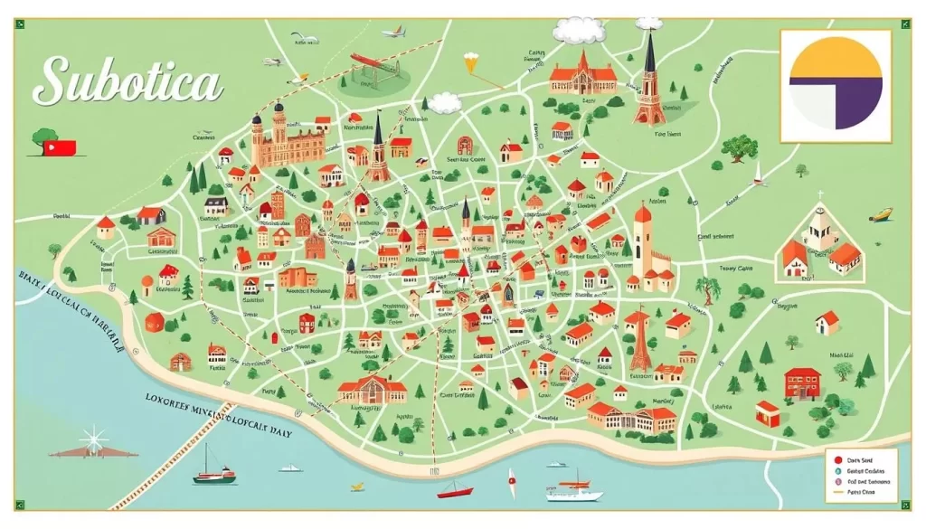 Image of Subotica city map