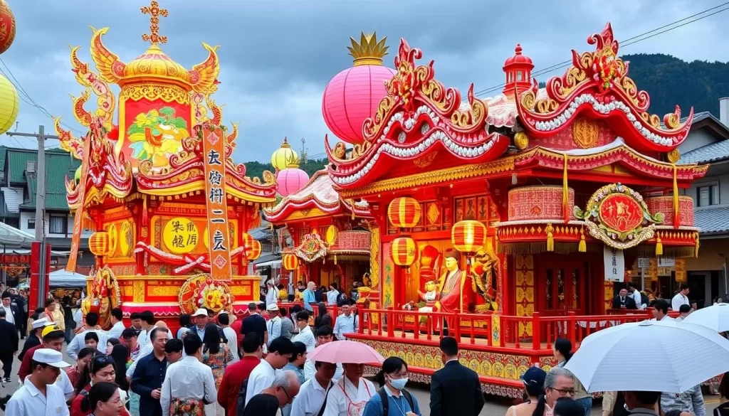 Image of Takayama Matsuri festival floats