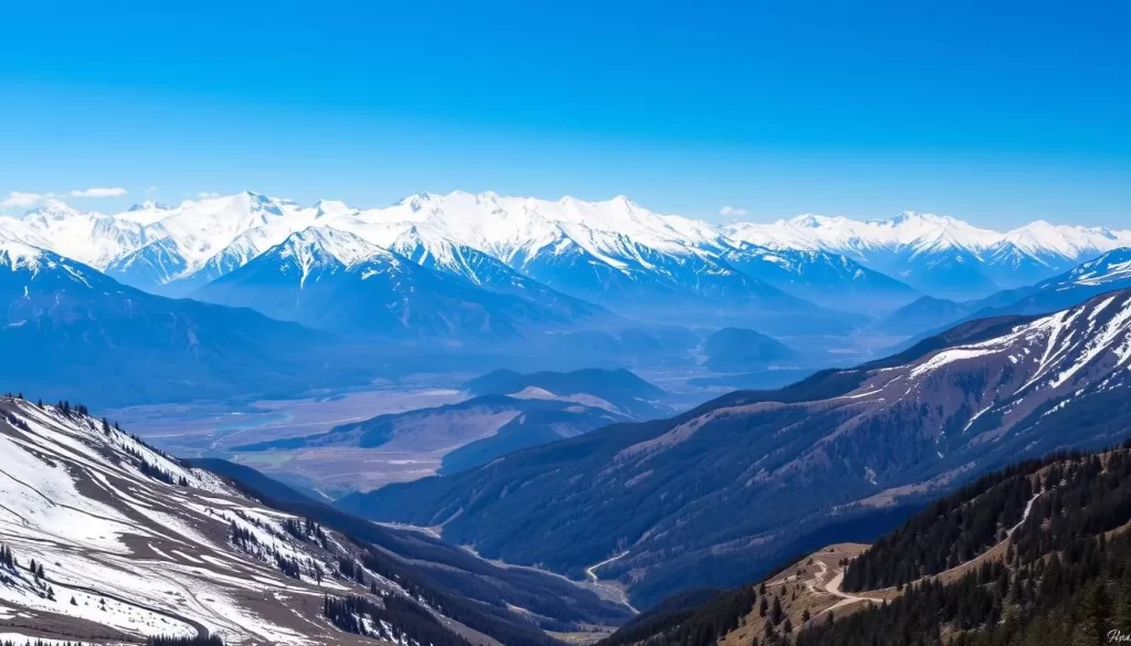 Image of Tateyama Kurobe Alpine Route with snow-capped mountains and scenic views