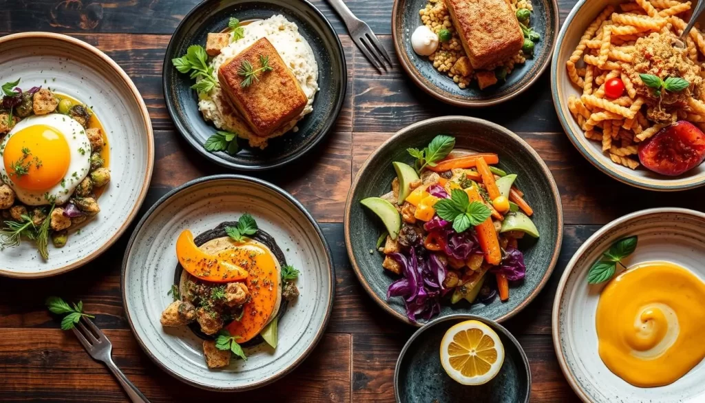 Image of Tendril's innovative vegan dishes