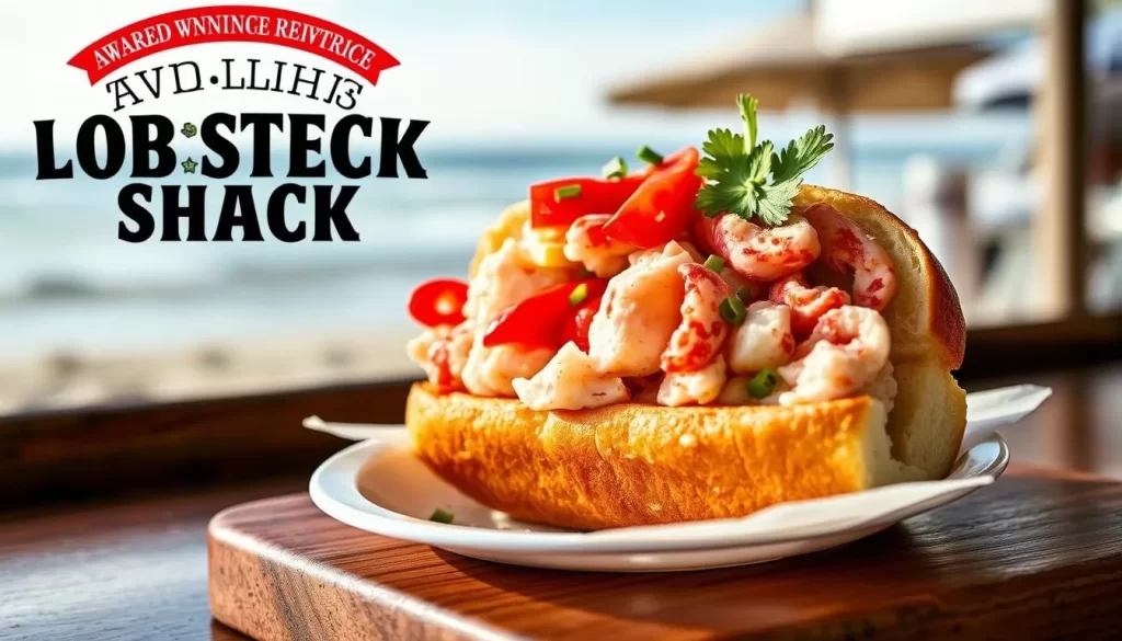 Image of The Lobster Shack's award-winning lobster roll