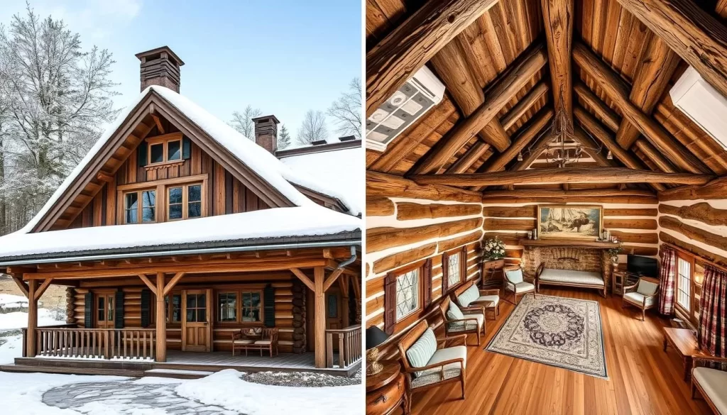 Image of Tiroler Hut's exterior and interior