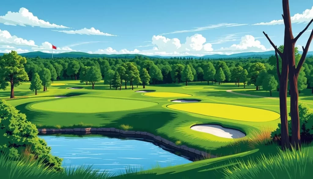 Image of Tunica National Golf Course Mississippi golf landscape