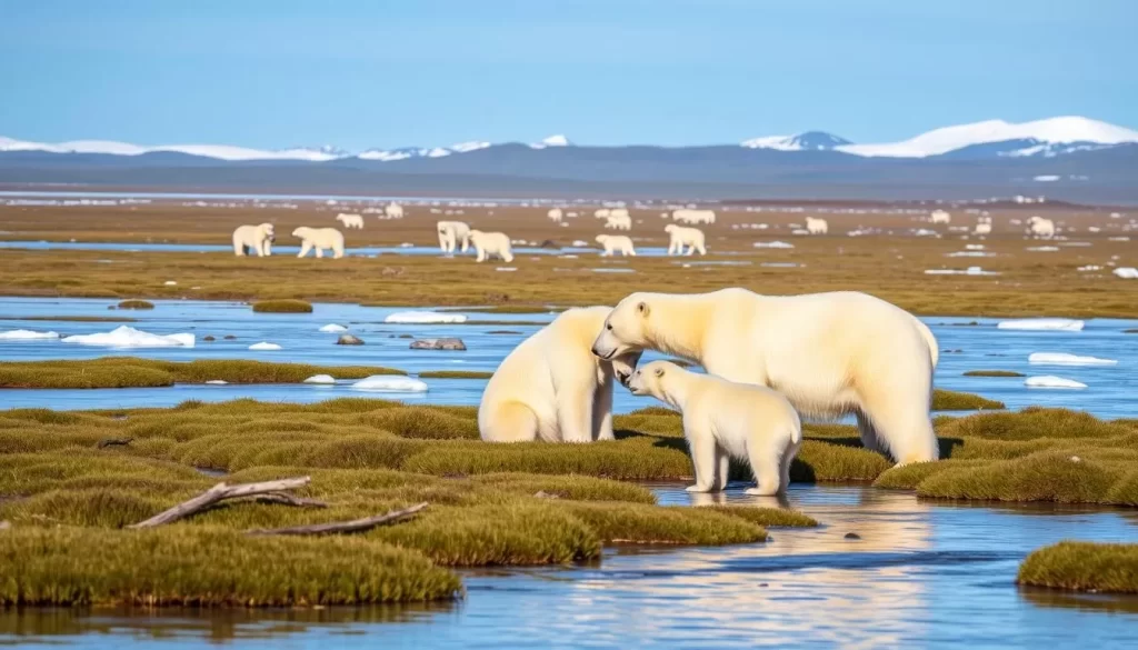 Image of Ukkusiksalik National Park with polar bears in their natural habitat