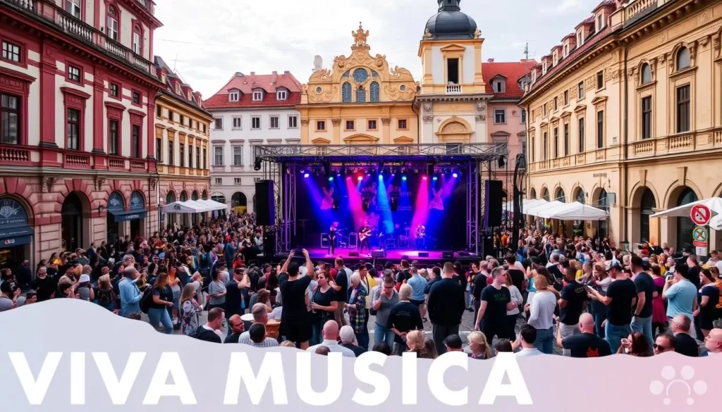 Image of VIVA MUSICA! festival in Bratislava's historic setting