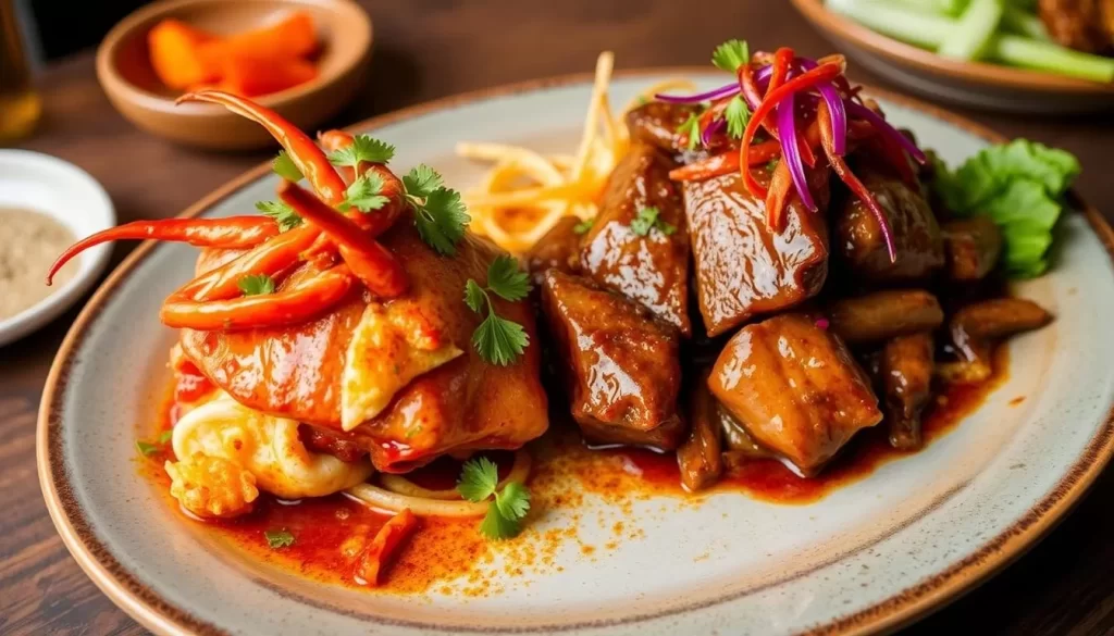 Image of Viet Grill's Hanoi crispy crab parcel or shaking beef dish