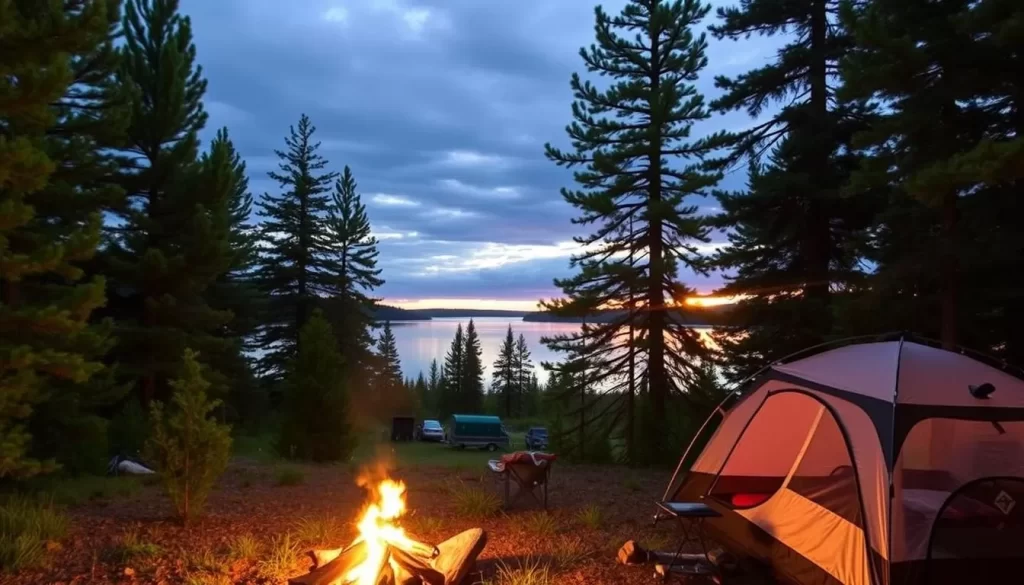 Image of Whiteshell Provincial Park camping